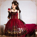 Gothic Lolita Harajuku Style Clothing Rotten Forest JSK Retro Small Skirt