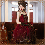 Gothic Lolita Harajuku Style Clothing Rotten Forest JSK Retro Small Skirt