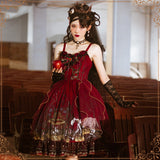 Gothic Lolita Harajuku Style Clothing Rotten Forest JSK Retro Small Skirt