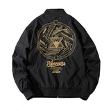Varsity Jacket Embroidered Jacket Casual Stand Collar Baseball Uniform