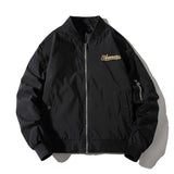 Varsity Jacket Embroidered Jacket Casual Stand Collar Baseball Uniform