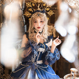 Gothic Lolita Harajuku Style Clothing Small Skirt Starry Night JSK CLA Elegant Dress FS Tea Party Skirt