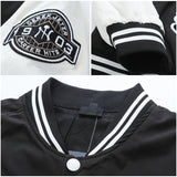 Yankees Letter Jacket Spring/Summer Men's and Women's Baseball Uniform Casual Patchwork Jacket Student All-Matching Jacket