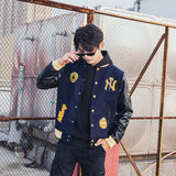 Yankees Letter Jacket Spring and Autumn Baseball Uniform Stitching Embroidery Flight Jacket Men and Women