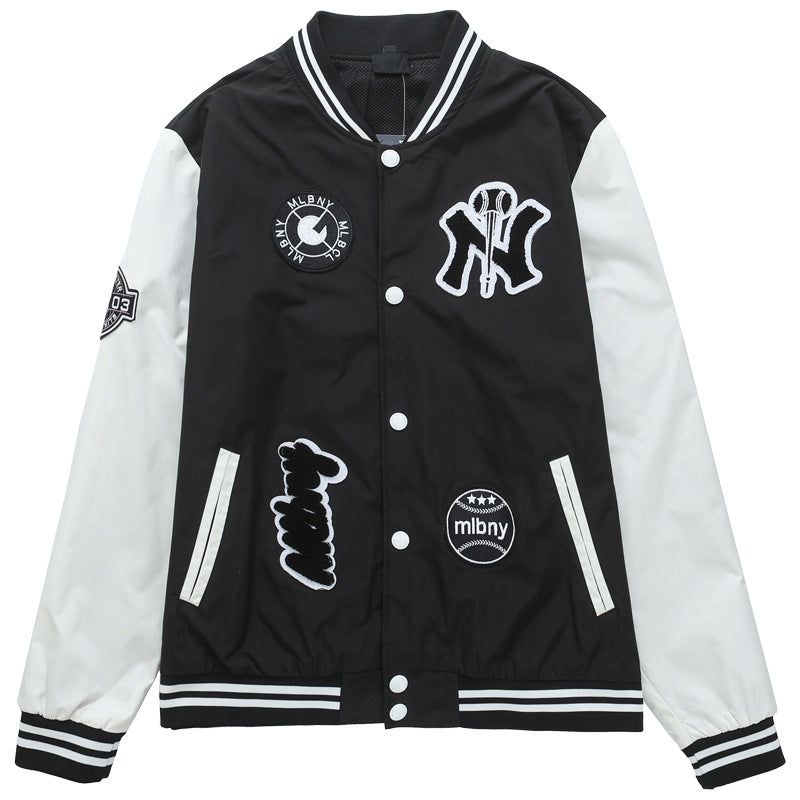 Yankee Letterman Jacket Outfit Senior Jackets Varsity Baseball College Coat Mlbny Spring/Summer Men's and Women's Baseball Uniform Casual Jacket