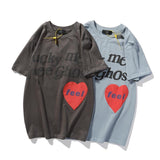 Kanye T Shirt Love Sparkling Printed Loose Short Sleeve T-shirt