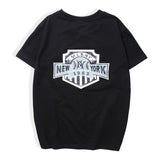 Yankees T Shirt Short Sleeve T-shirt Men's Summer round Neck Loose Student Casual Half Sleeve