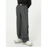Men Suit Pants Casual Wide-Leg Suit Pants Loose