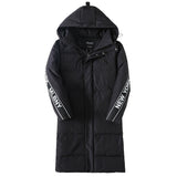 Yankees Female Winter Hooded Men and Women Thick Baggy Coat