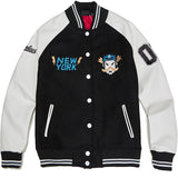 Letterman Jacket Outfit Senior Jackets Varsity Baseball College Coat Outdoor Sports Baseball Uniform Breathable Long Sleeve Baseball Uniform