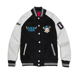 Letterman Jacket Outfit Senior Jackets Varsity Baseball College Coat Outdoor Sports Baseball Uniform Breathable Long Sleeve Baseball Uniform