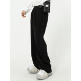 Men Suit Pants Casual Wide-Leg Suit Pants Loose