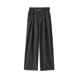 Men Suit Pants Casual Wide-Leg Suit Pants Loose