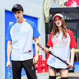Yankees T Shirt Short Sleeve T-shirt Loose Printed Street Hip-Hop Men and Women Casual
