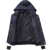 Yankees Letter Jacket Spring and Autumn Hooded Cotton Addition Baseball Uniform Men's and Women's Jacket