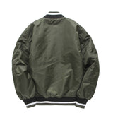 Yankees Letter Jacket Spring Jacket Army Green Quilted Baseball
