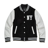 Yankees Letter Jacket Spring and Autumn Loose Men's and Women's Jacket Short Couple Wear