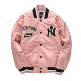 Yankees Letter Jacket Spring Jacket Army Green Quilted Baseball