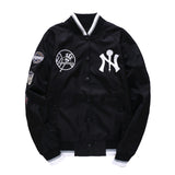 Yankees Letter Jacket Loose Leisure Sports Baseball Uniform Men's and Women's Jacket