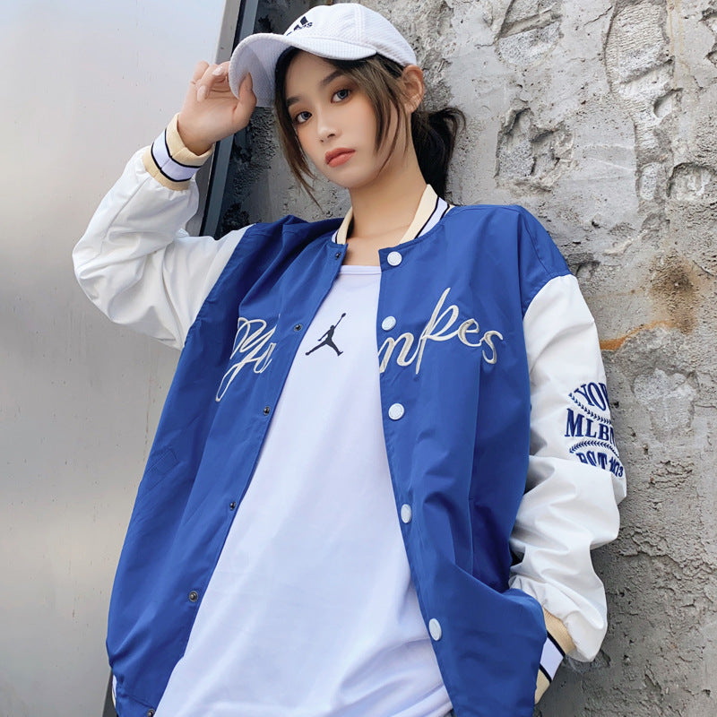 Yankee Letterman Jacket Outfit Senior Jackets Varsity Baseball College Coat Mlbny Winter Cotton-Padded Men's and Women's Baseball Uniform Casual