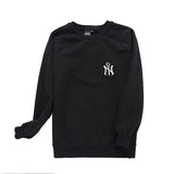Yankees Sweatshirt Sweater for Women Men Spring Loose Student Crew Neck Solid Color Base