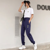 Yankees Spring and Autumn Unisex Wear Sports Casual Pants Loose