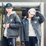 Yankees Letter Jacket Autumn and Winter Baseball Uniform Jacket