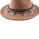 Walter White Fedora Top Hat Autumn and Winter British Retro Felt Cap Woolen Hat