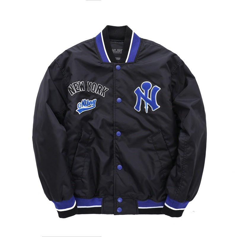Yankee Letterman Jacket Outfit Senior Jackets Varsity Baseball College Coat Mlbny Jacket Spring Coat Army Green Quilted