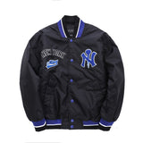 Yankees Letter Jacket Spring Jacket Army Green Quilted Baseball