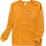 Yankees Sweatshirt Sweater for Women Men Spring Loose Student Crew Neck Solid Color Base