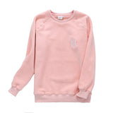 Yankees Sweatshirt Sweater for Women Men Spring Loose Student Crew Neck Solid Color Base