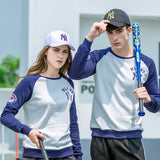 Yankees Sweatshirt Baseball Uniform Spring and Autumn Men's and Women's Pullover Sweater Cotton Long-Sleeved T-shirt