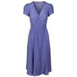 Beth Dutton Bohemian Dress Summer Spring Midi Dresses French Violet Elegant Slim Dress V-neck Midi Skirt