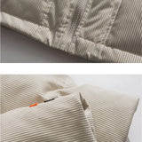 Man Fall Winter Outfis Winter Clothes Stand Collar Workwear Cotton-Padded Coat Men's Loose Warm Cotton Coat Jacket