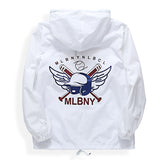 Letterman Jacket Outfit Senior Jackets Varsity Baseball College Coat Mlbny Men and Women Spring and Summer Breathable Long Sleeve Loose Anti-Casual