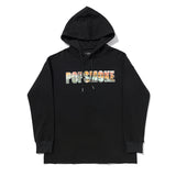 Pop Smoke Vlone King of New York Sweatshirt Big V City Night View Hooded Sweater