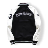 Yankees Letter Jacket Spring and Autumn Loose plus Size Casual Men's and Women's Coats