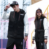 Yankees Baseball Uniform Loose Hooded Embroidered Jacket