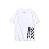 Shark Print T Shirt Summer Reflective Color T-shirt Short Sleeve