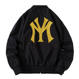 New York NYC Varsity Jacket Baseball Uniform Sequin Embroidery