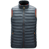 Men Utility Vest Work Zipper Tactical Work Vest Slim Pocket Jacket Men Autumn Vest Casual and Comfortable