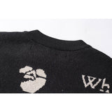 Off White Winter Sweaters Fall/Winter Pullover Knitted Sweater