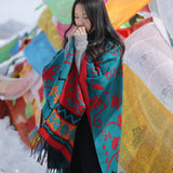 Beth Dutton Outfits Ethnic Style Cape and Shawl Cloak Scarf Inverness