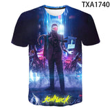 John Wick Keanu T Shirt John Wick3d Printed round Neck T-shirt Men and Women