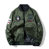Large Size Aircraft Logo Two-Sided Flight Loose Casual Men's Men Bomber Jacket