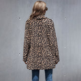 Women Sherpa Jacket Faux Fur Coat Female Mid-Length Autumn and Winter Woolen Coat