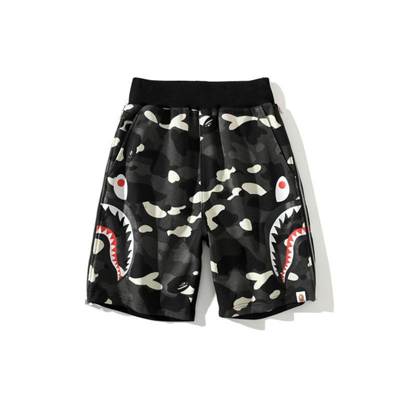 Shark Print Shorts Summer Men's Shorts