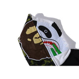 Shark Print Hoodie Autumn and Winter Men's Youth Stitching Cardigan Hooded Long Sleeve Sweater