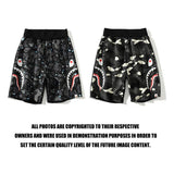 Shark Print Shorts Summer Men's Shorts